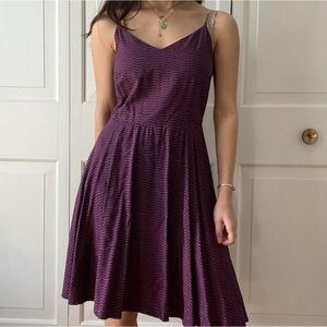 GAP Purple Polka Dot Dress